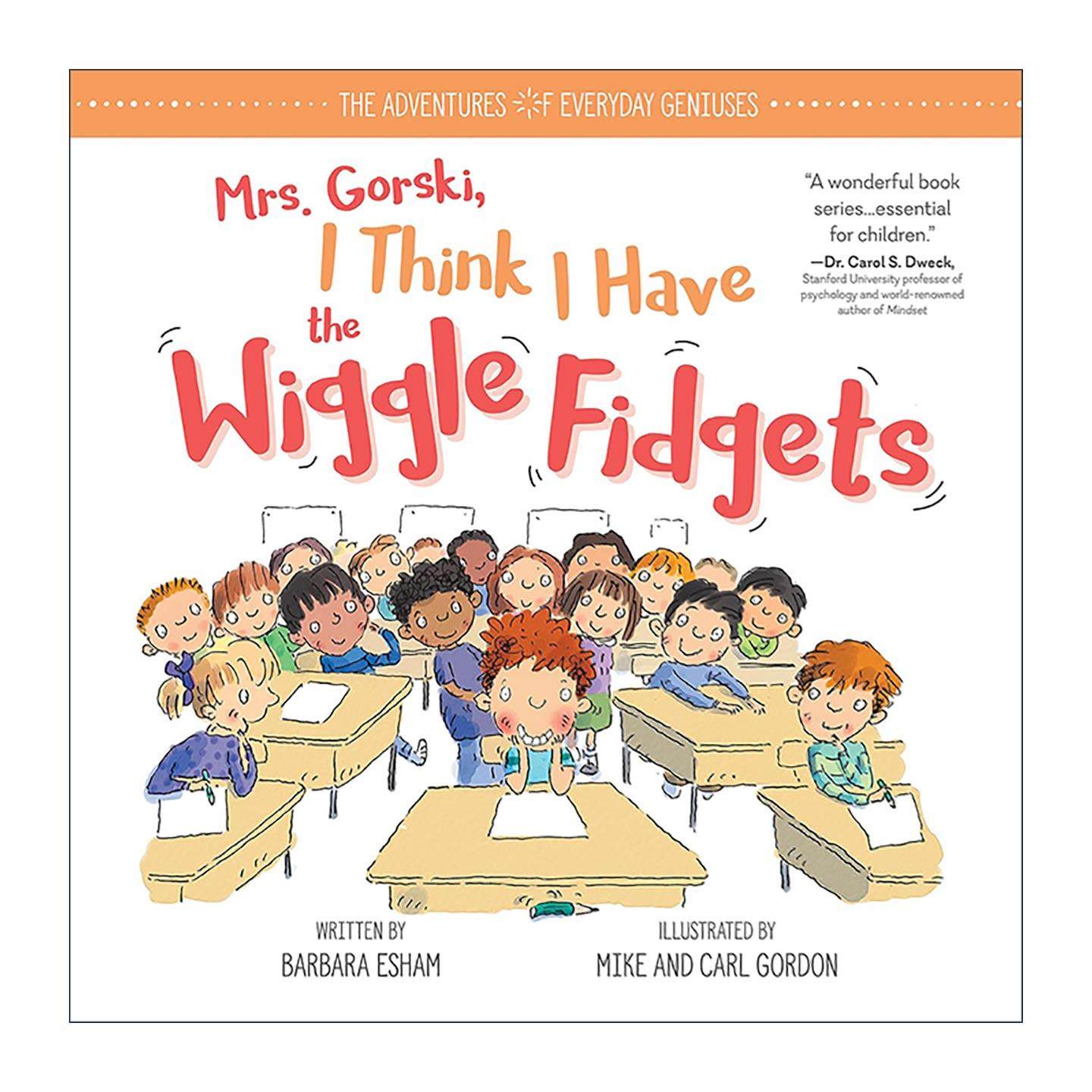 英文原版 Mrs.Gorski I Think I Have the Wiggle Fidgets 戈尔斯基夫人 我觉得我得了多动症 儿童保持专注精装绘本 ADHD与ADD