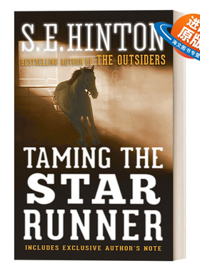 英文原版 Taming the Star Runner 驯服星奔者 青少年友谊动物小说 The Outsiders局外人作者S.E. Hinton 英文版 进口英语原版书籍