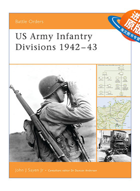 英文原版 US Army Infantry Divisions 1942–43 二战美国步兵师1942-1943 作战序列系列 英文版 进口英语原版书籍