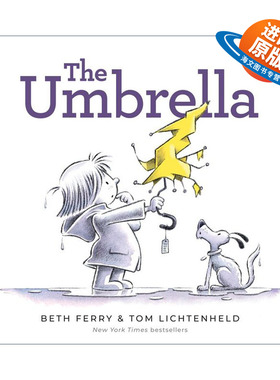 英文原版绘本 The Umbrella 雨伞 精装绘本 幽默故事 友谊 Beth Ferry 英文版 进口英语原版书籍