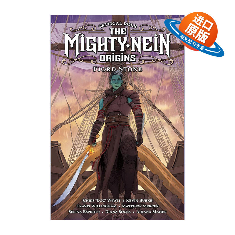 英文原版 Critical Role The Mighty Nein Origins Fjord Stone 关键角色 强力内恩起源 Dark Horse黑马漫画 Kevin Burke 精装