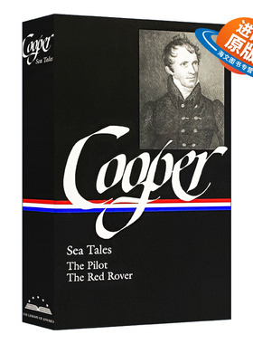 英文原版 精装小说 James Fenimore Cooper Sea Tales LOA #54 詹姆斯·费尼莫尔·库珀 海洋故事 精装 英文版 进口英语原版书籍