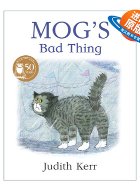 英文原版绘本 Mog's Bad Thing 小猫格格做坏事 朱迪思·克尔经典绘本 彩色插画 英文版 进口英语原版书籍