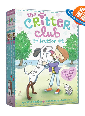 英文原版 The Critter Club Collection #2 Boxed Set 动物俱乐部5-8册盒装 章节桥梁书 动物友谊主题 英文版 进口英语原版书籍