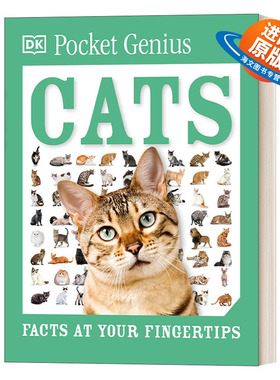 英文原版 Pocket Genius: Cats: Facts at Your Fingertips DK百科知识口袋书 口袋天才系列：猫 英文版 进口英语原版书籍