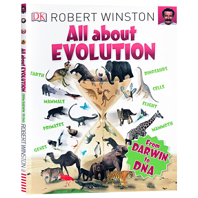 英文原版 DK大课题百科书 关于创新 All About Evolution 儿童英语启蒙科普认知绘本 少儿中小学生课外阅读趣味读物