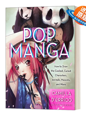 英文原版 Pop Manga How to Draw the Coolest Cutest Characters 流行漫画 教你如何绘制动漫角色动物与吉祥物 英文版 进口英语书