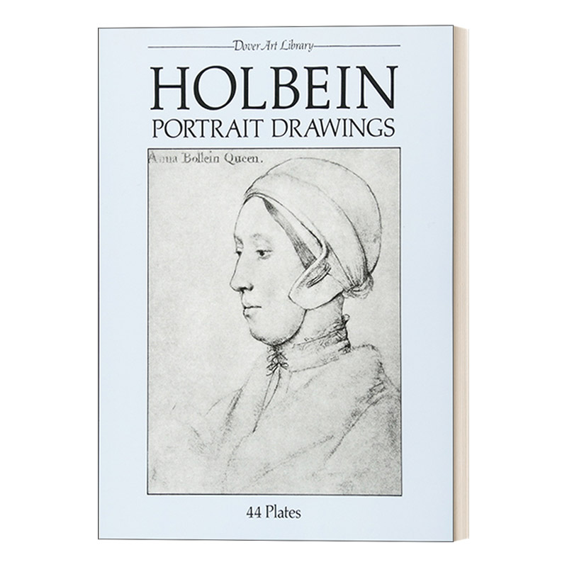 英文原版 Holbein Portrait Drawings 霍尔拜因的肖像图画 英文版 进口英语原版书籍