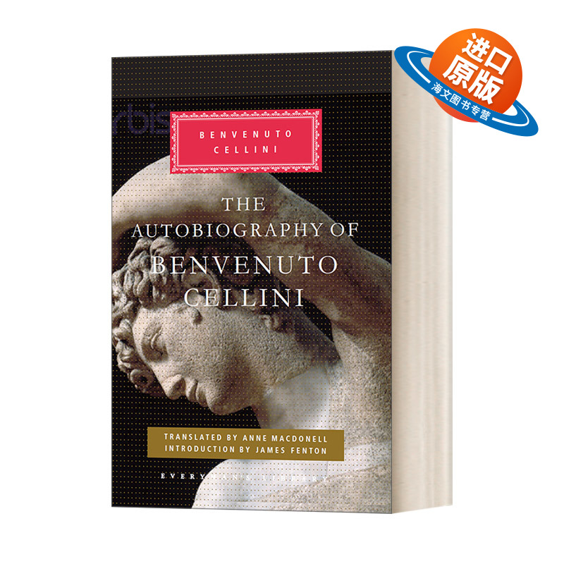 英文原版 The Autobiography of Benvenuto Cellini本韦努托·切利尼自传 Everyman精装版英文版进口英语原版书籍