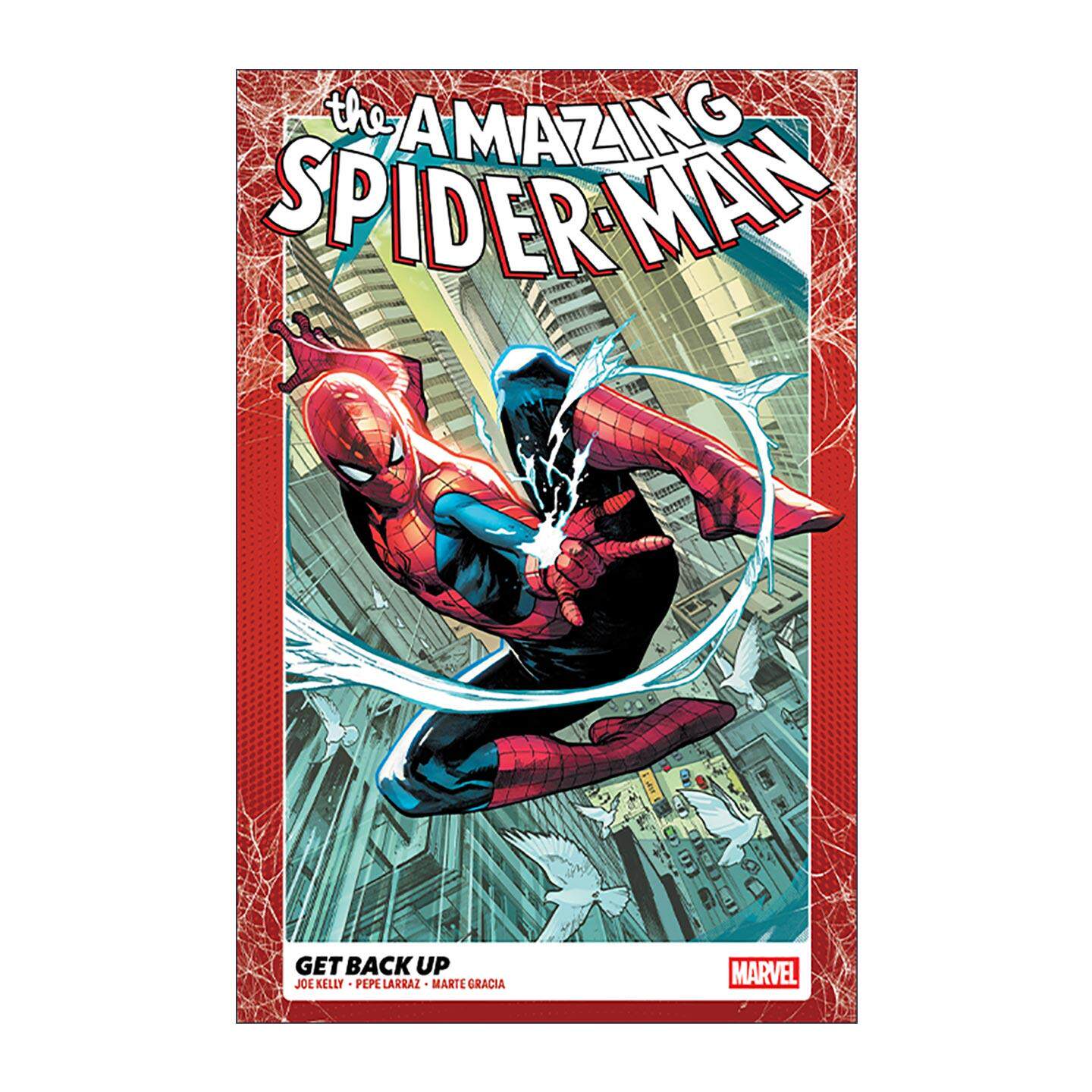 英文原版 Amazing Spider-Man Vol.1 Get Back Up 超凡蜘蛛侠 卷一 奋起反抗 漫威漫画合集 Joe Kelly 英文版 进口英语原版书籍
