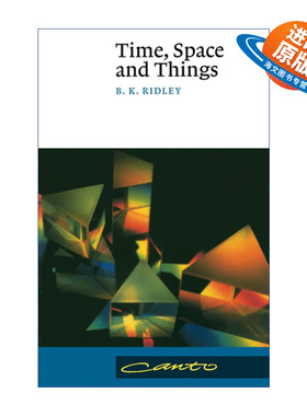 英文原版 Time  Space and Things 时间、空间和万物 B.K. 里德雷 剑桥Canto经典系列 英文版 进口英语原版书籍