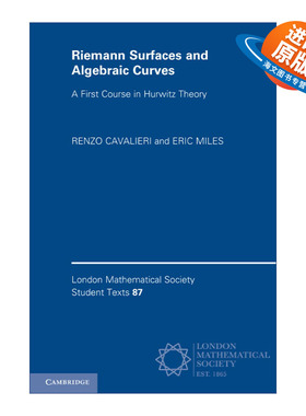 英文原版 Riemann Surfaces and Algebraic Curves 黎曼曲面与代数曲线 赫尔维茨定理入门 伦敦数学会学生文本系列 英文版