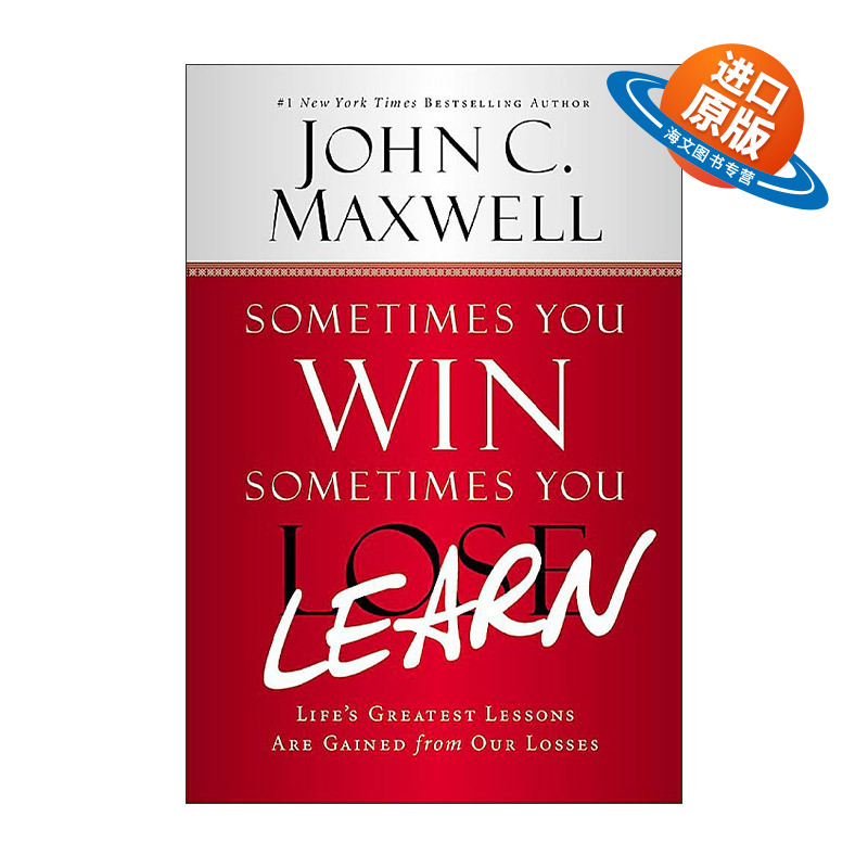 英文原版 Sometimes You Win--Sometimes You Learn 人生总是偶尔旗开得胜 偶尔蛰伏学习 英文版 进口英语原版书籍