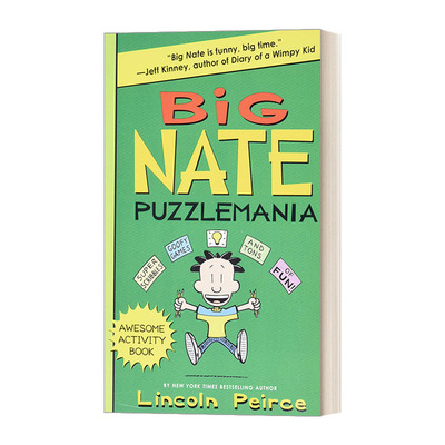 英文原版 Big Nate Puzzlemania 大内特活动书6 英文版 进口英语原版书籍