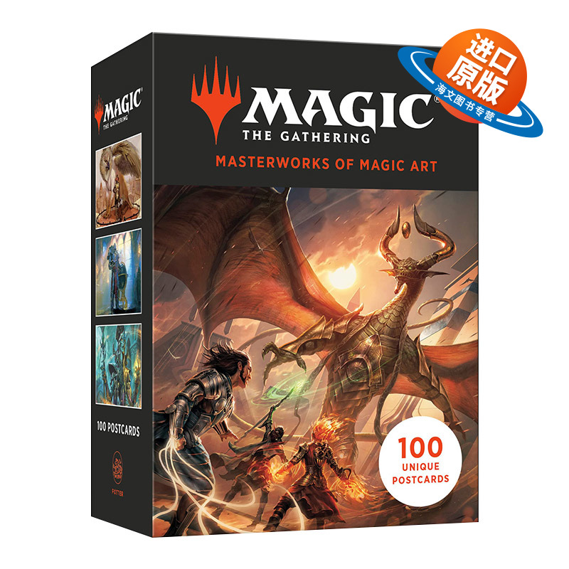 英文原版 Magic: The Gathering Postcard Set 万智牌系列 火花之战明信片盒装 休闲娱乐 送礼 英文版 进口英语原版书籍