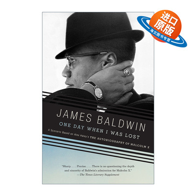 英文原版 One Day When I Was Lost 当我迷失 根据麦尔坎自传编写的剧本 表演艺术 James Baldwin 英文版 进口英语原版书籍