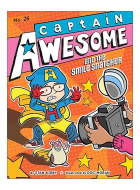 英文原版 Captain Awesome and the Smile Snatcher 异能船长26 英文版 进口英语原版书籍
