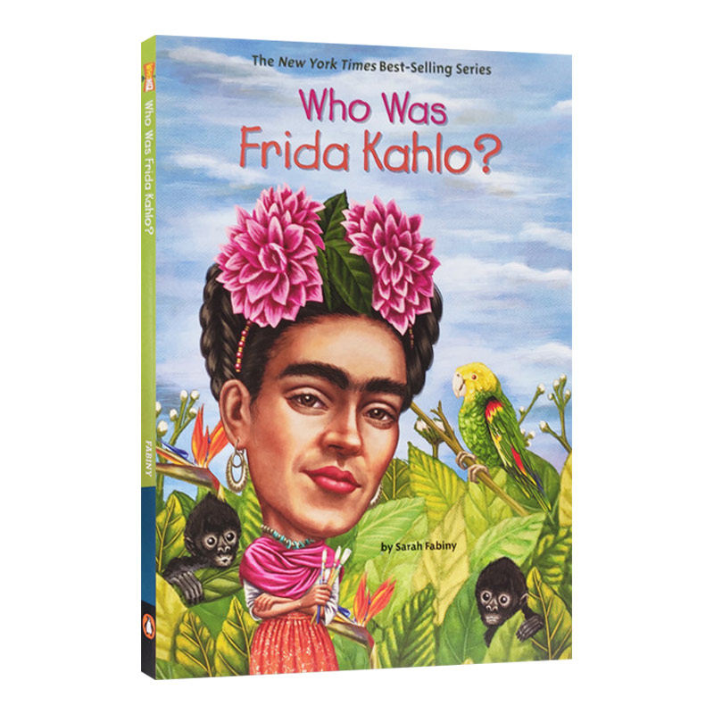 英文原版 Who Was Frida Kahlo 弗里达·卡罗是谁 中小学生读物 人物传记 英文版 进口英语原版书籍