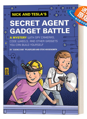 英文原版 Nick and Tesla's Secret Agent Gadget Battle 尼克和特斯拉系列3 秘密特工装备 Nick and Tesla3 英文版 进口英语书籍