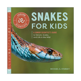 英文原版 Snakes for Kids 给孩子们的蛇类指南 初级科学家系列 毒液 鳞片 儿童自然科普百科 英文版 进口英语原版书籍