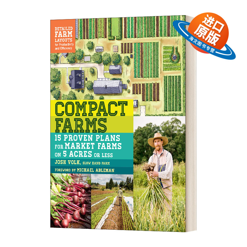 英文原版 Compact Farms 小型农场 在小片土地上实现你的农场梦想 Josh Volk 英文版 进口英语原版书籍