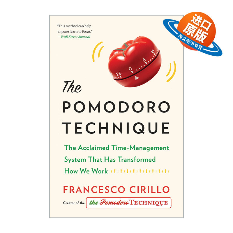 英文原版 The Pomodoro Technique 间歇高效率的番茄工作法 Francesco Cirillo 精装 英文版 进口英语原版书籍