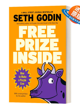 英文原版 Free Prize Inside How to Make a Purple Cow 里面的免费奖品 如何得到一头紫色的奶牛 英文版 进口英语原版书籍