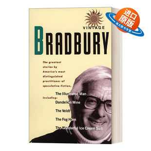 英文原版 The Vintage Bradbury 雷·布雷德伯里科幻推理小说集 世界科幻大奖星云奖大师奖获得者Ray Bradbury 英文版 进口书籍