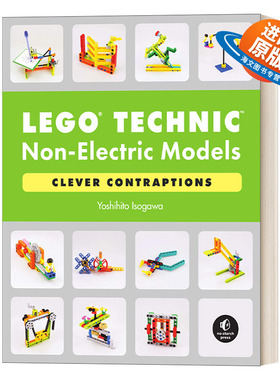 英文原版 LEGO Technic Non-Electric Models 02 Clever Contraptions 乐高技术创意书系列02 乐高非电动模型 机械搭建手工进口书