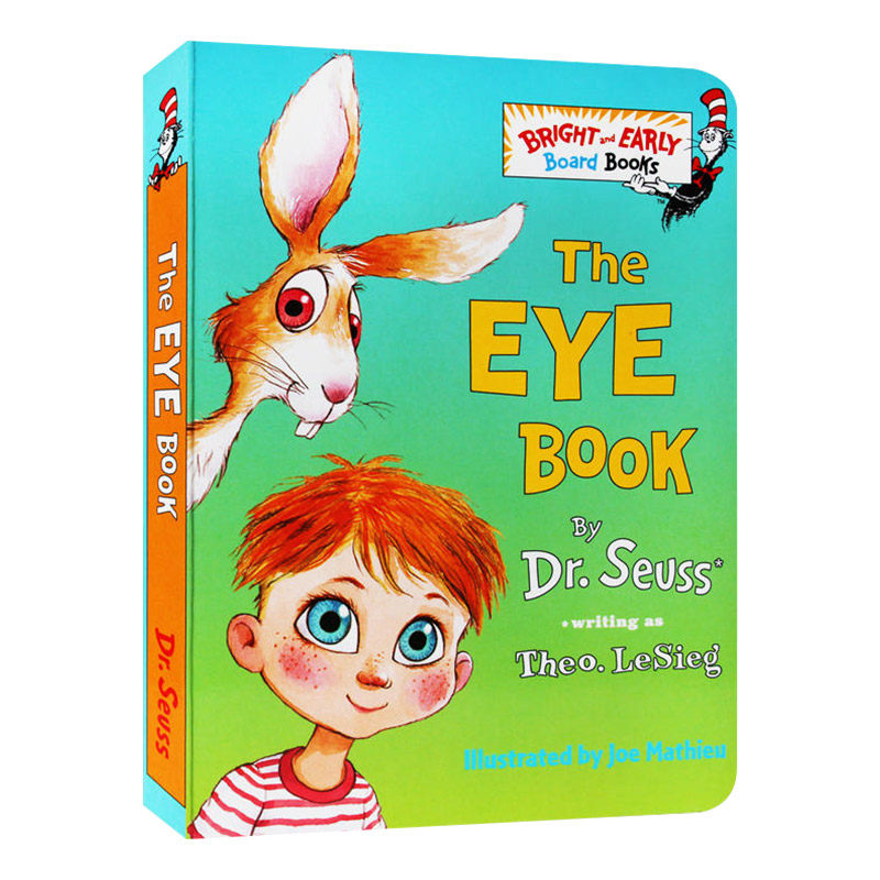 英文原版进口低幼适龄版绘本 the eye book 宝宝身体认知 眼睛书 苏斯