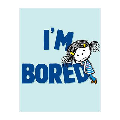 英文原版 I'm Bored 我好无聊 儿童情绪绘本 精装 英文版 进口英语原版书籍
