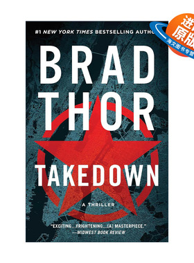 英文原版 Takedown 追缉令 特工斯科特系列 悬疑小说 英文版 进口英语原版书籍