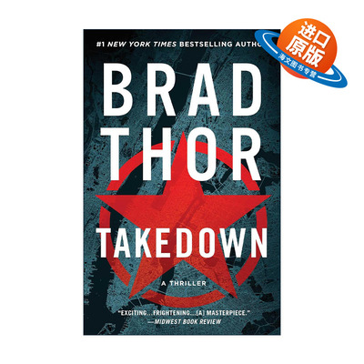 英文原版 Takedown 追缉令 特工斯科特系列 悬疑小说 英文版 进口英语原版书籍