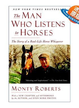英文原版 The Man Who Listens to Horses 听马说话的人 赛马运动 骑马者传记 Monty Roberts 英文版 进口英语原版书籍