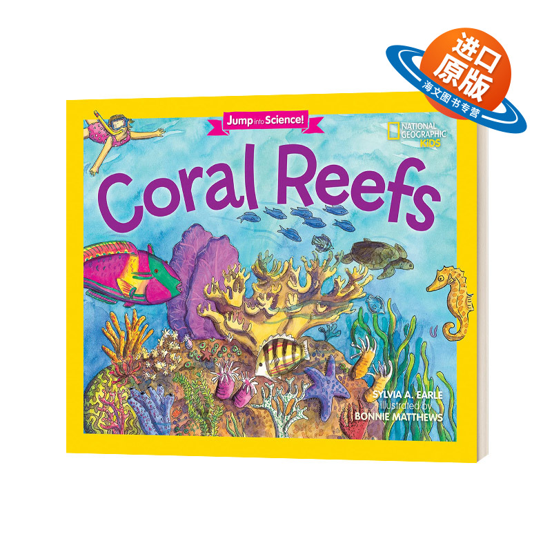 英文原版 Jump Into Science Coral Reefs 投身科学系列 珊瑚礁 英文版 进口英语原版书籍儿童外文书