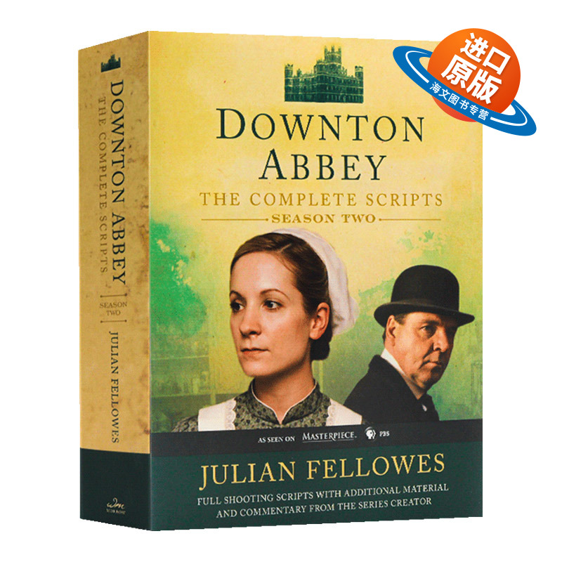 英文原版 Downton Abbey Script Book Season 2 唐顿庄园第二季 电视剧同名小说 英剧剧本 电影原著 英文版 进口英语原版书籍