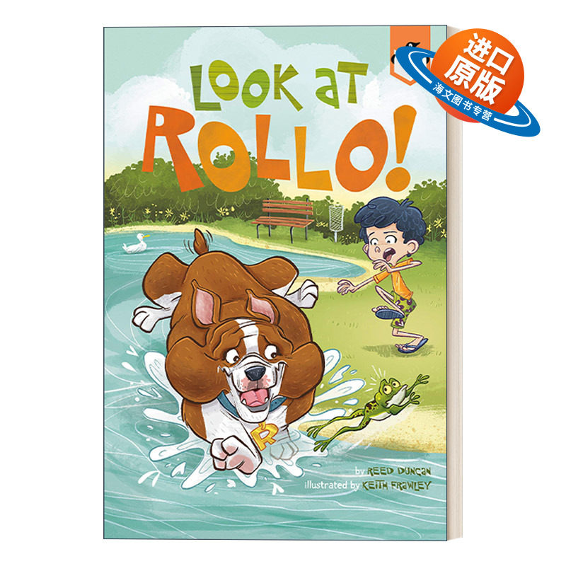 英文原版 Look at Rollo!  看罗洛！ 兰登儿童幽默桥梁章节书 全彩插画 Reed Duncan 英文版 进口英语原版书籍