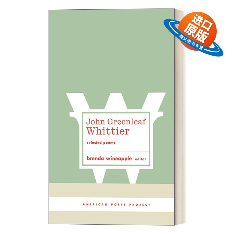英文原版 John Greenleaf Whittier Selected Poems 约翰 格林里夫 惠蒂埃诗选 精装美国文库 英文版 进口英语原版书籍