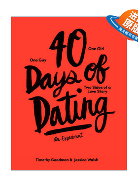 英文原版 40 Days of Dating 40天的约会 一场实验 平面设计 Jessica Walsh 精装 英文版 进口英语原版书籍