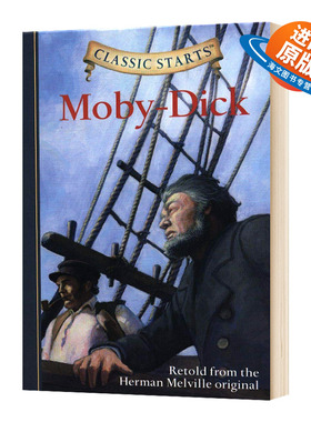 开始读经典 白鲸记 英文原版 精装小说 Classic Starts Moby-Dick 儿童文学经典名著 精装 英文版进口原版英语书籍