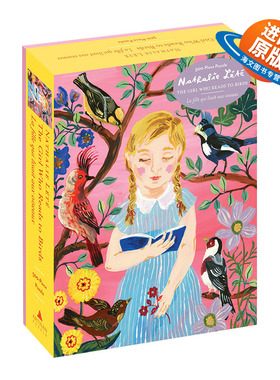 英文原版 Nathalie Lété the Girl Who Reads to Birds 500-Piece Puzzle 给小鸟读书的女孩 500片拼图 英文版 进口英语书籍