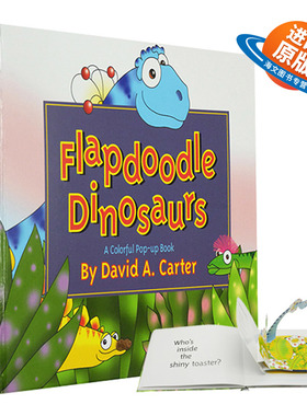 恐龙 立体书 英文原版绘本 Flapdoodle Dinosaurs 小学STEM科普读物 英文版进口原版英语书籍儿童外文书
