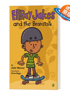 英文原版 EllRay Jakes 05 EllRay Jakes and the Beanstalk 埃雷·杰克系列5 埃雷·杰克与豆茎 儿童社交友谊小说 英文版 进口书