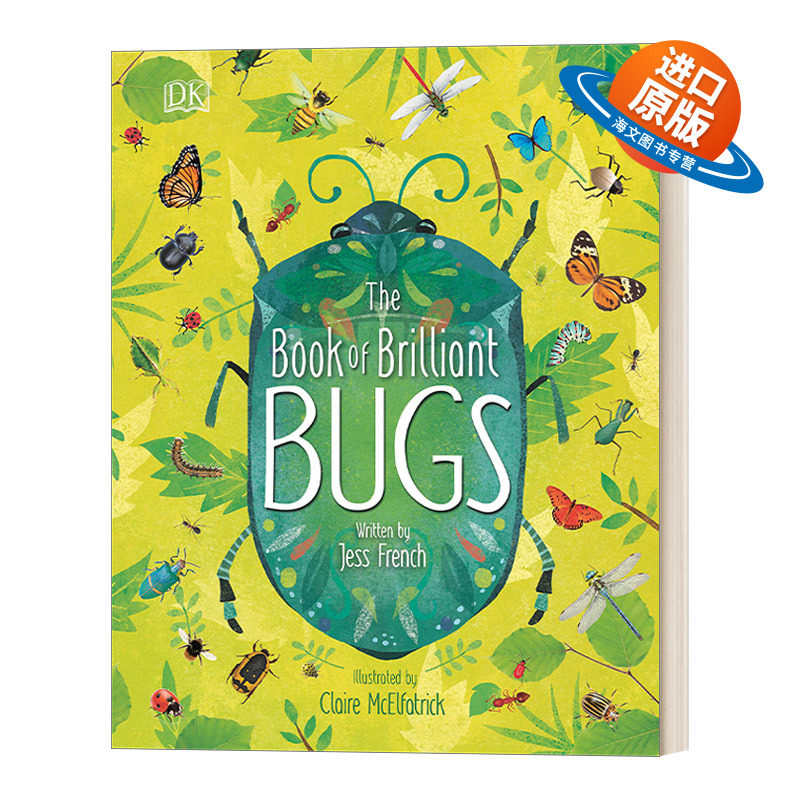 英文原版 The Book of Brilliant Bugs 聪明的虫子 DK大虫虫百科 昆虫知识图画书 7岁以上儿童科普精装绘本 英文版 进口英语书籍