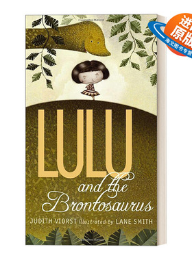 英文原版 Lulu and the Brontosaurus 露露和雷龙 黑白章节书 蓝思值790L 英文版 进口英语原版书籍