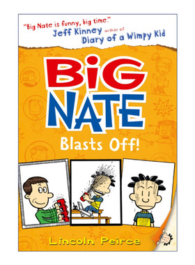 英文原版 Big Nate 8 Big Nate Blasts Off 我们班有个捣蛋王 大内特漫画英版8 英文版 进口英语原版书籍