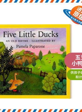 英文原版绘本 Five Little Ducks 五只小鸭子 英文版 进口英语原版书籍