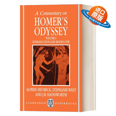 英文原版A Commentary on Homer's Odyssey Volume I Introduction and Books I-VIII 论荷马的《奥德赛》第1卷 英文版进口英语书
