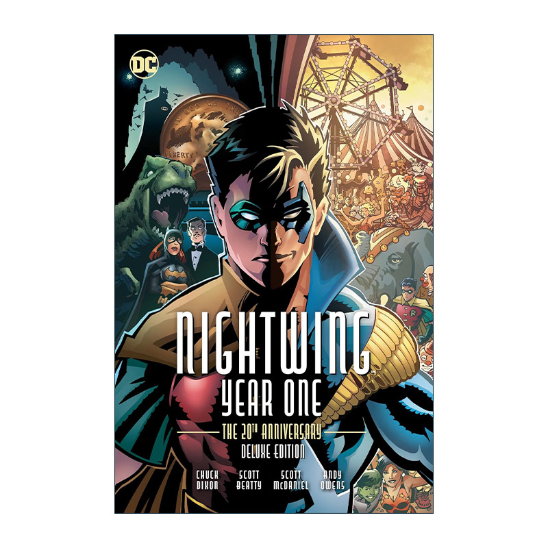 英文原版 Nightwing Year One 夜翼 元年 20周年纪念豪华精装收藏版 新版 DC漫画 Chuck Dixon 英文版 进口英语原版书籍