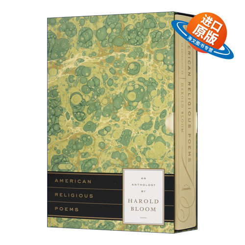 英文原版 American Religious Poems an Anthology by Harold Bloom  美国宗教诗歌:哈罗德·布鲁姆姆选集 精装 进口英语原版书籍